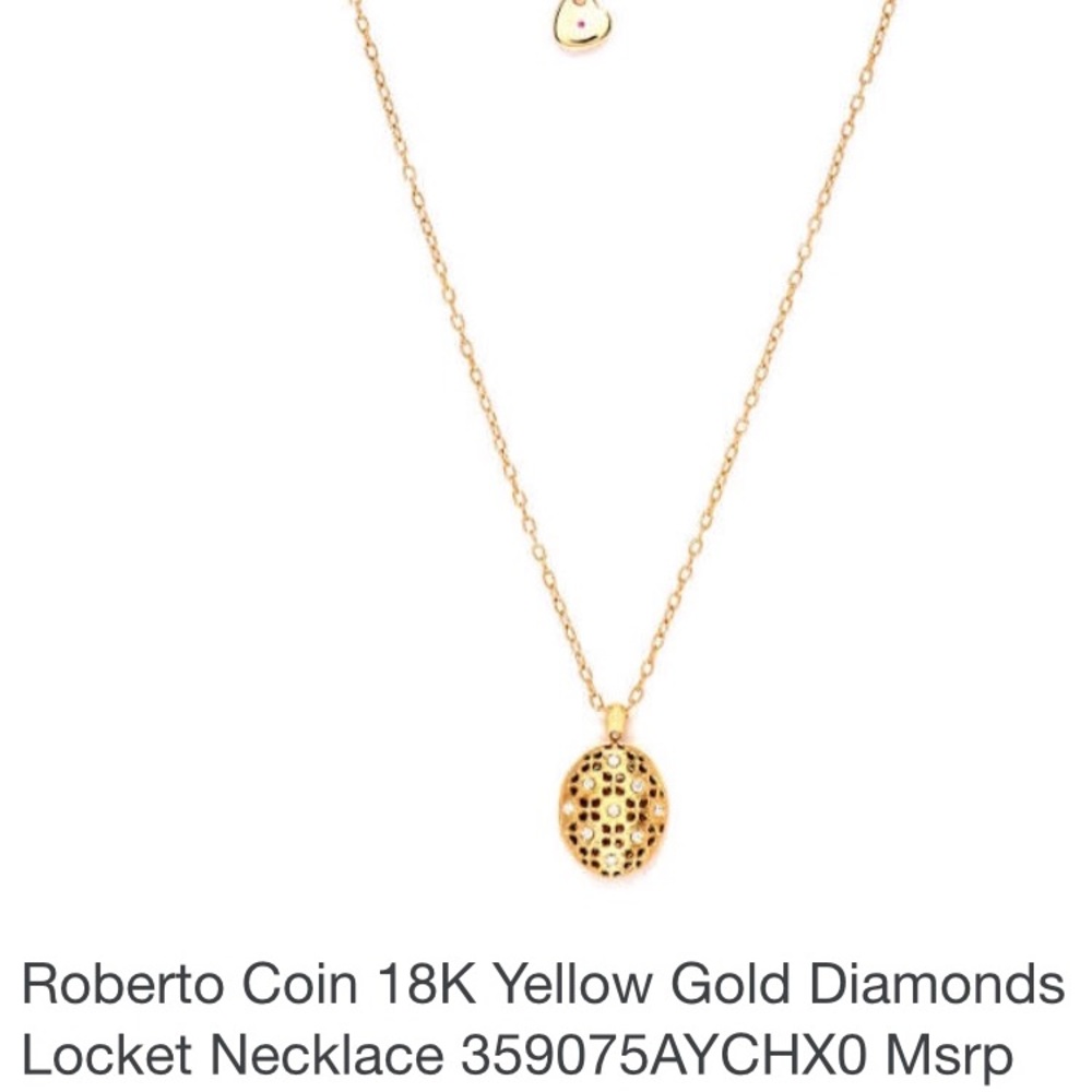 Roberto Coin locket necklace